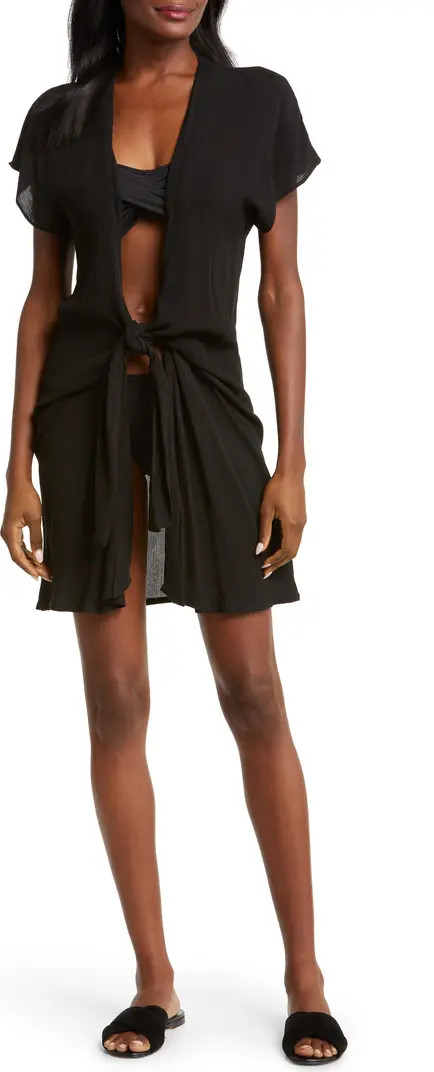 Tie Front Cover-Up Wrap Dress | Nordstrom