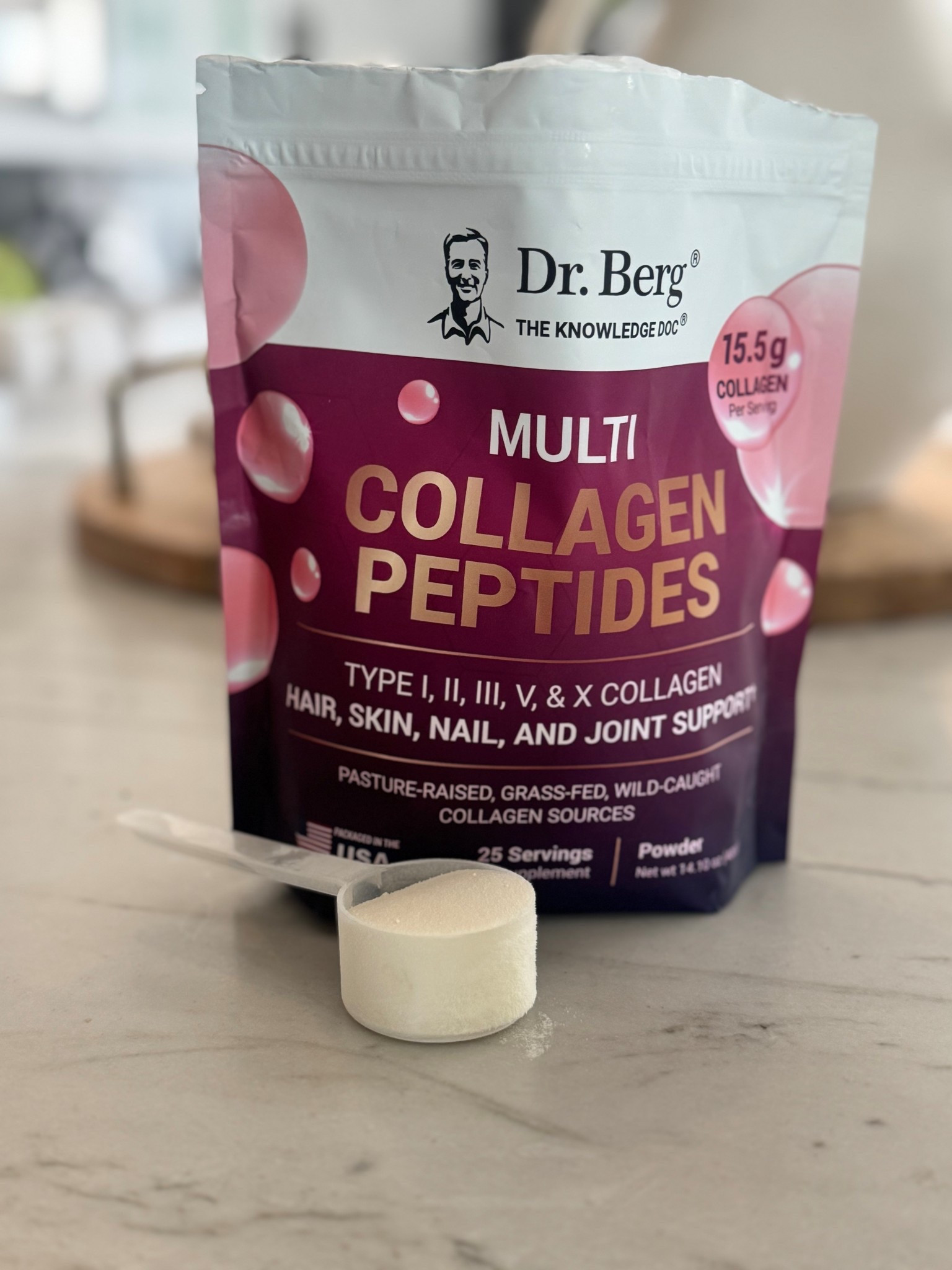 Glow from the inside out! ✨

My Go-To Recipe- 
	•	1 scoop Dr. Berg Collagen Peptides
	•	½ tsp Blue Spirulina Powder
	•	1 cup unsweetened almond milk
	•	½ frozen banana 🍌
	•	½ cup frozen pineapple 🍍
	•	1 tbsp chia seeds
	•	Ice cubes 🧊

Blend until smooth and sip your way to radiance!

💪 Benefits of Dr. Berg Collagen Peptides
•	Supports skin elasticity and reduces fine lines 
•	Promotes joint &amp; bone health 🦴
•	Boosts hair &amp; nail growth 💅
•	Enhances gut health and muscle recovery

💧Glow. Strengthen. Revive.
Tag someone who needs a beauty smoothie boost! 💙


#CollagenGlow #DrBergCollagen #HealthySkin #SuperfoodSmoothie #BeautyFromWithin #WellnessRoutine #GlowGoals #MorningSmoothie


#LTKBeauty #LTKActive