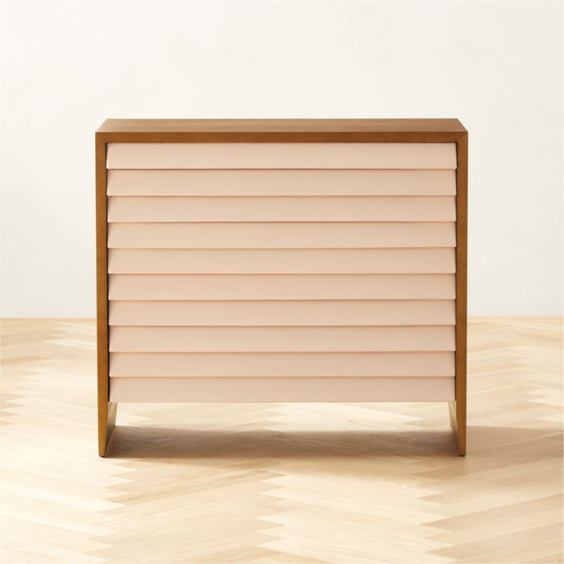 Wane Faux Leather & Wood File Cabinet + Reviews | CB2 | CB2