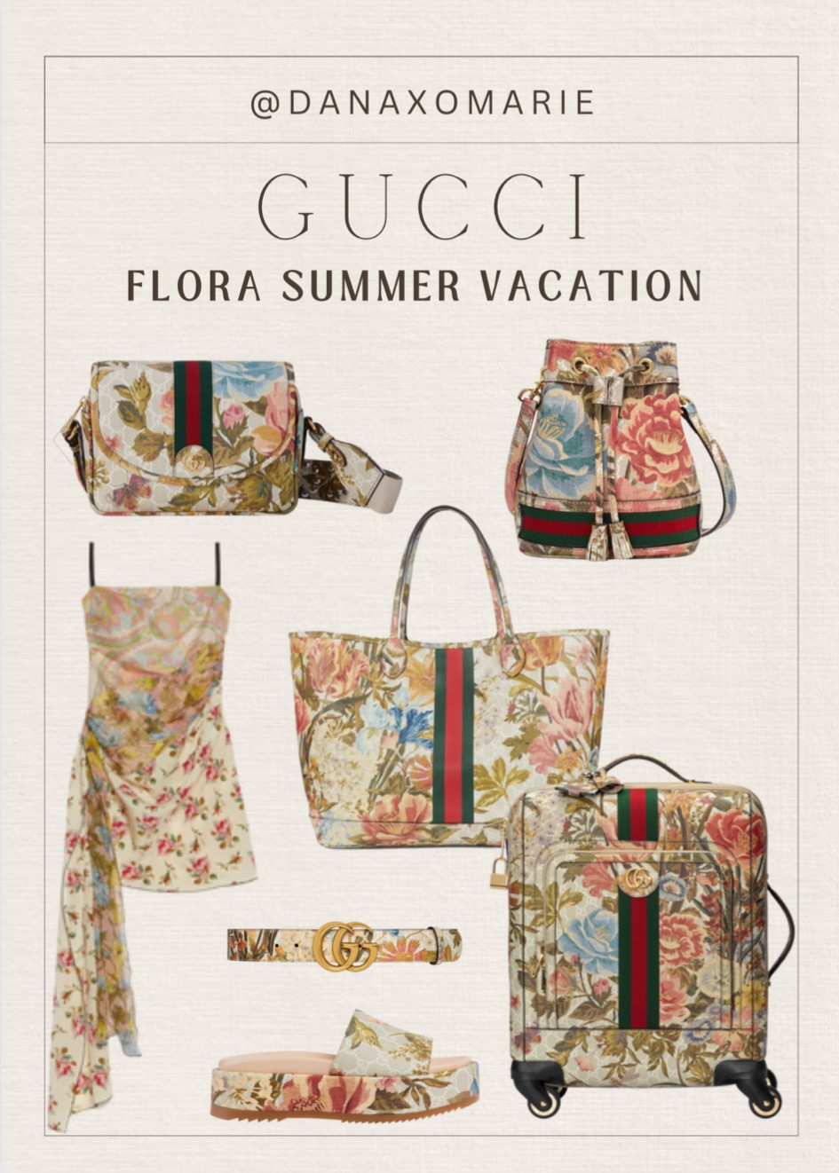 Gucci best sale flora handbag