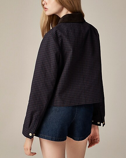 Short Barn Jacket™ in plaid | J. Crew US