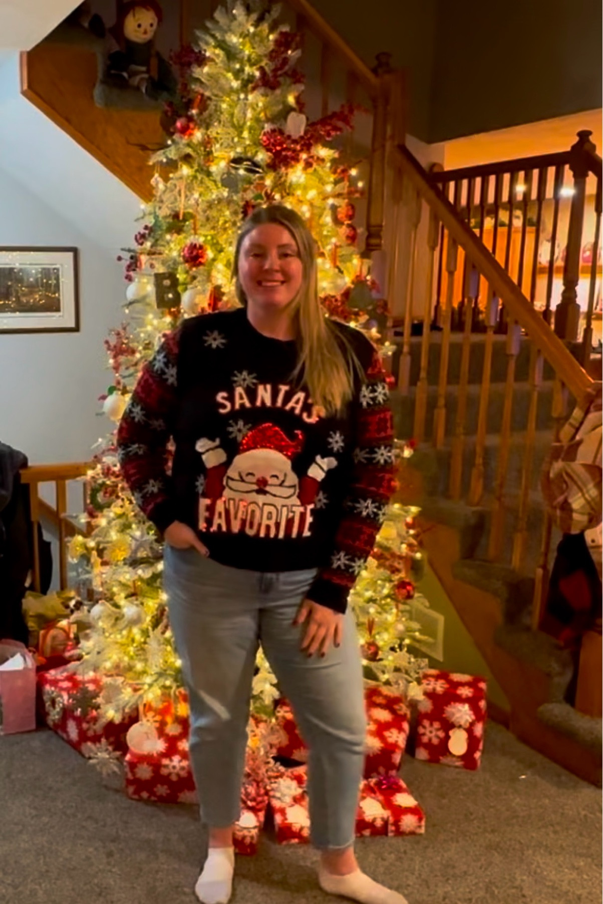 For your next ugly Xmas party at the end of the year! 

Affordable fashion, ugly Christmas sweater, Santa, Christmas sweater, sweater, plus size fashion 

#LTKPlusSize #LTKStyleTip #LTKMidsize