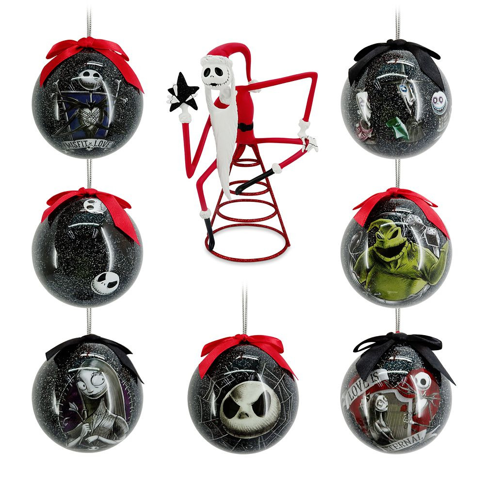 The Nightmare Before Christmas Ornament Set and Tree Topper | Disney Store