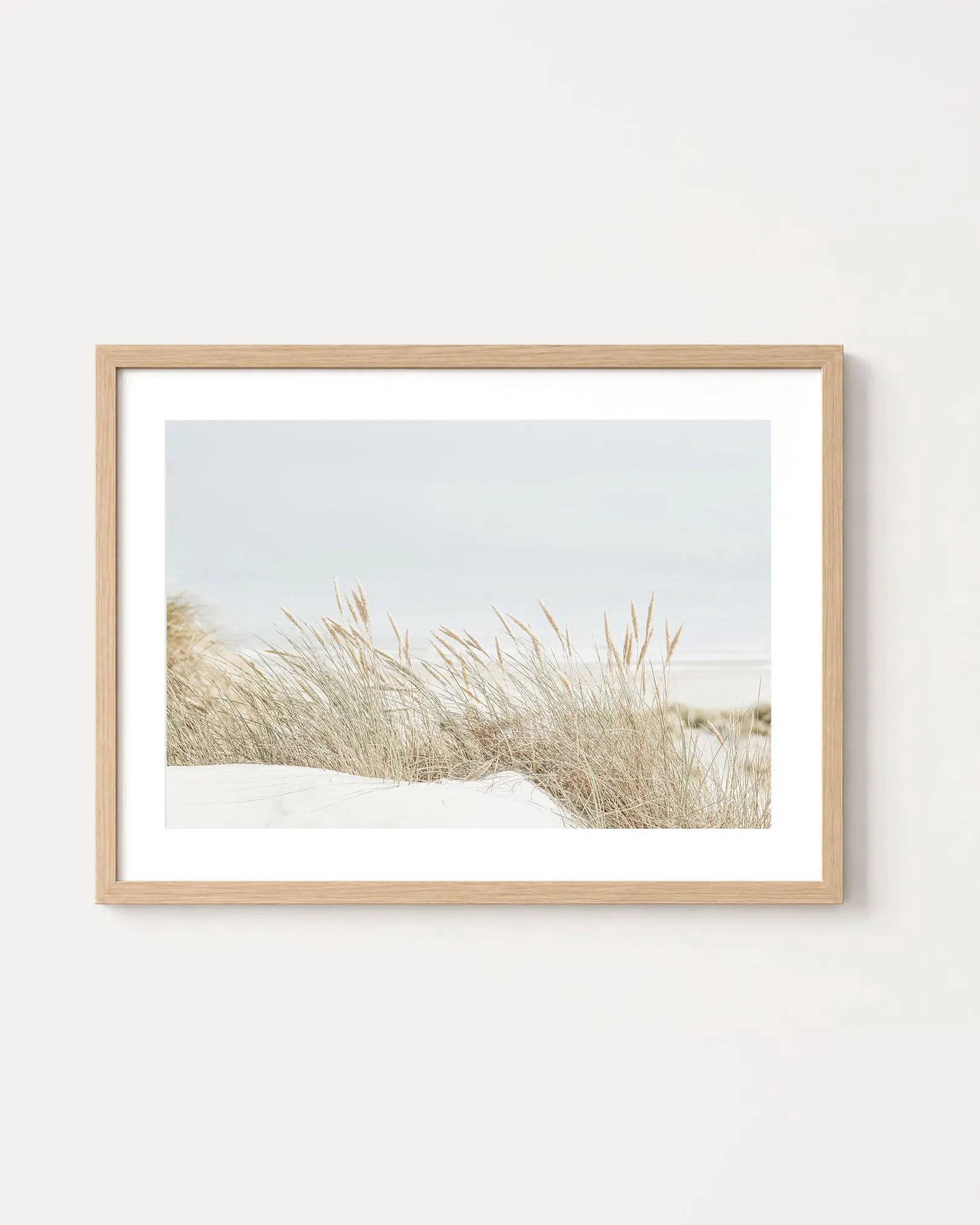 Coastal Dunes Framed Photography Print - Minimalist Beach Grass Wall Art | Etsy (Global)