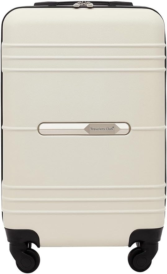 Travelers Club Richmond Spinner Luggage, Bone, Carry-On 20-Inch | Amazon (US)