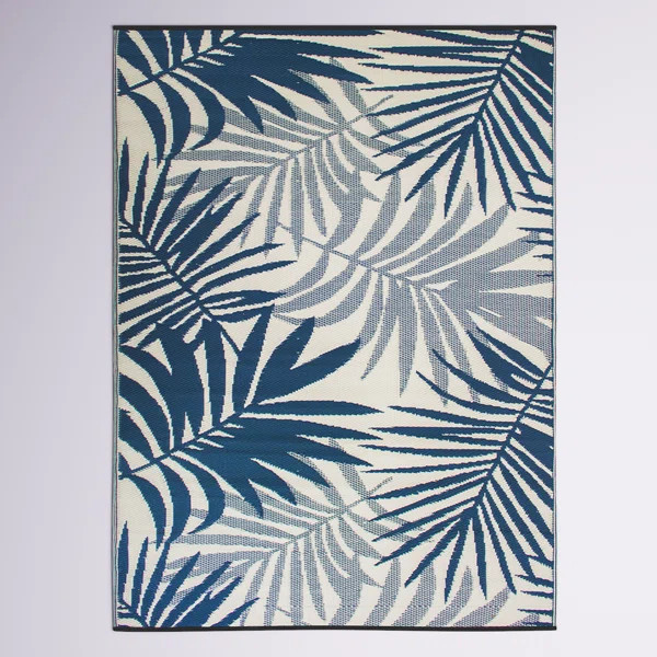 Rectangle Lona Floral Indoor & Outdoor Area Rug | Wayfair North America