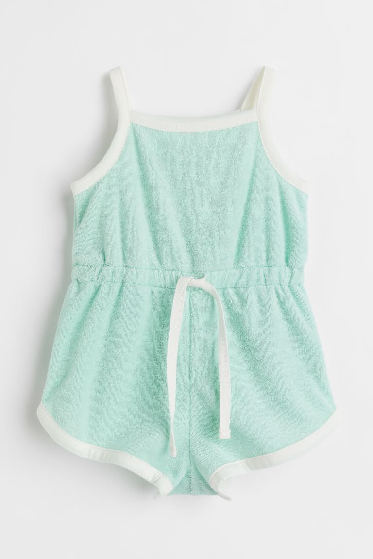 Sleeveless Terry Romper | H&M (US)