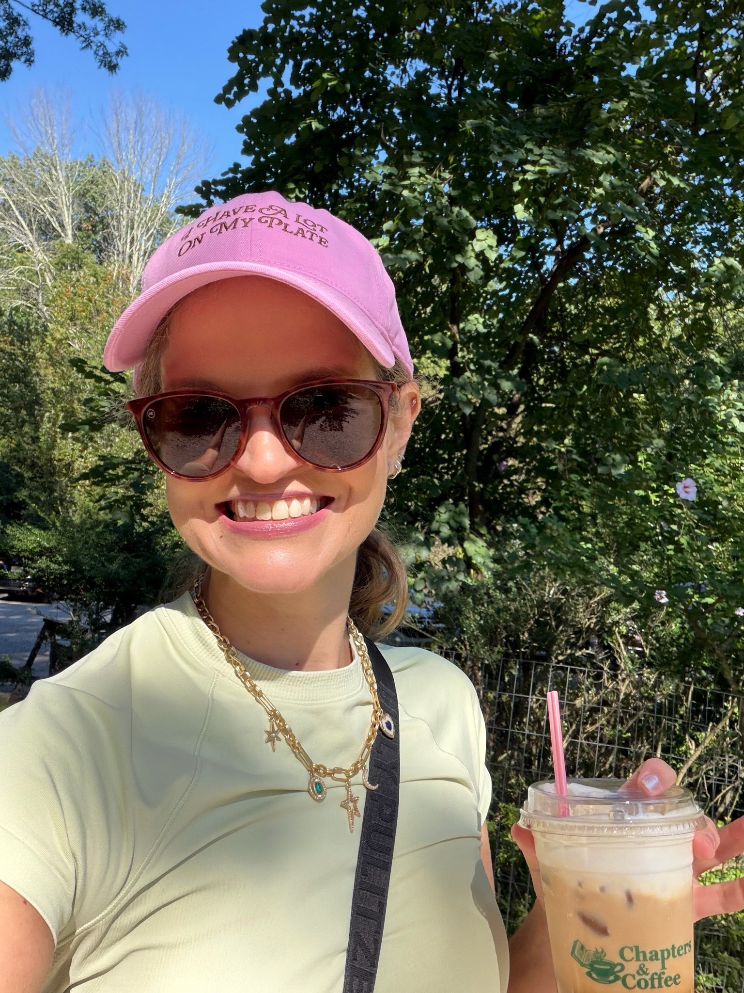 Happiness is a day off, sunshine, time outdoors with the fam and a fun fall coffee!

#LTKdayinmylife #LTKActive #LTKOver40