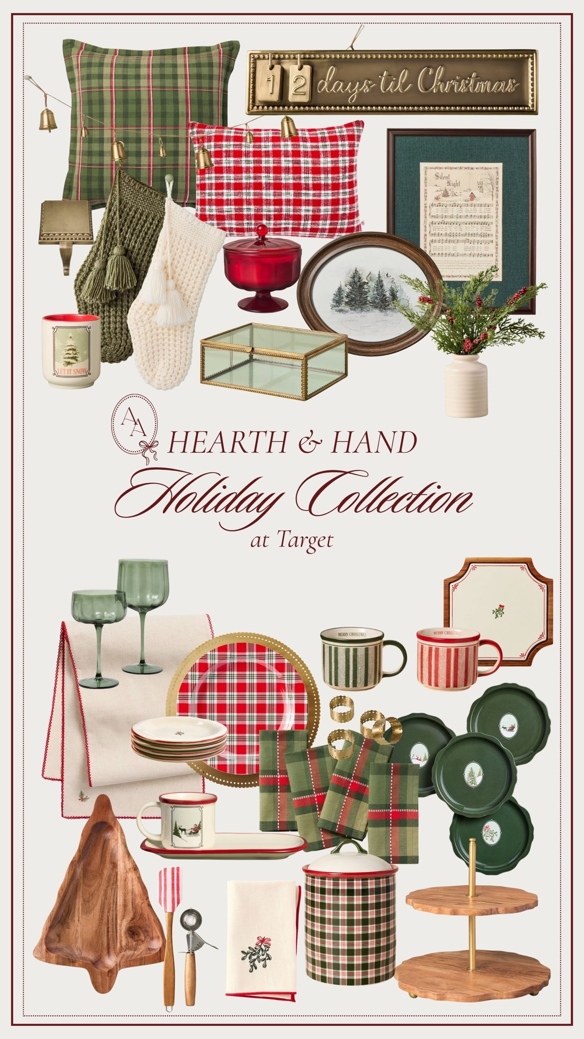 The Holiday Collection by Hearth & Hand with Magnolia has officially launched at Target for the season! 🌲 Shop holiday decor, tablescapes, baking essentials, gift wrapping, and more. The best sellers typically sell out, so grab your top picks before they’re gone for the season! 

Holiday collection || holiday new arrivals || Christmas decor || Christmas hosting || Christmas baking || Target new arrivals || now trending ||

#LTKHome #LTKSeasonal #LTKmomlife