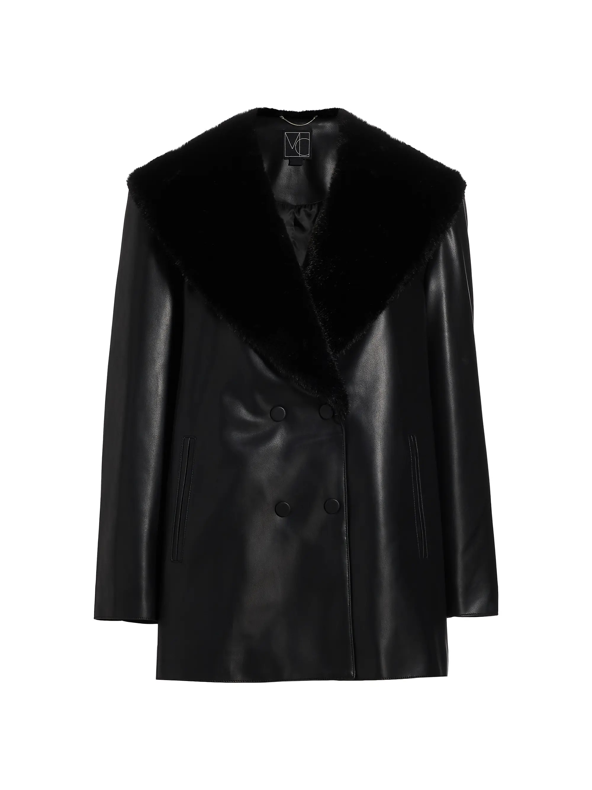 Faux Fur Faux Leather Jacket | Saks Fifth Avenue