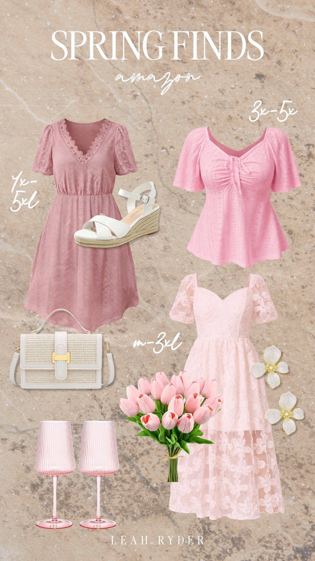 These Amazon spring finds include pink dresses, eyelet tops, wedge sandals, and feminine accessories in inclusive sizing up to 5X. Perfect for Easter outfits, bridal showers, brunch, and spring events. Lightweight fabrics, soft pastel tones, and versatile silhouettes make mixing and matching simple. Affordable Amazon spring fashion for size-inclusive seasonal styling.

#LTKSeasonal #LTKPlusSize