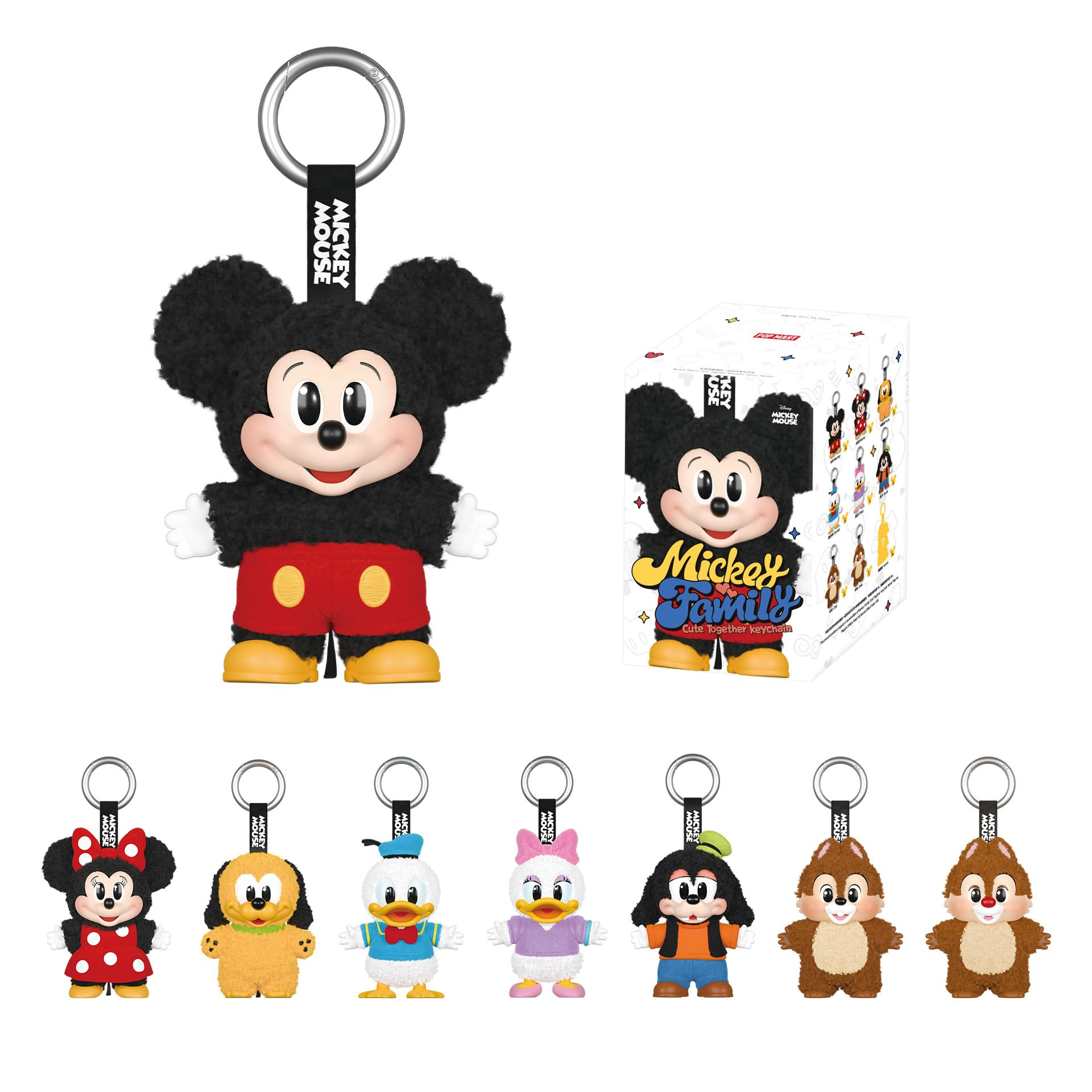 POP MART Mickey Family Cute Together Keychain Series Figures Blind Box, Mickey Blind Box Figures,... | Amazon (US)