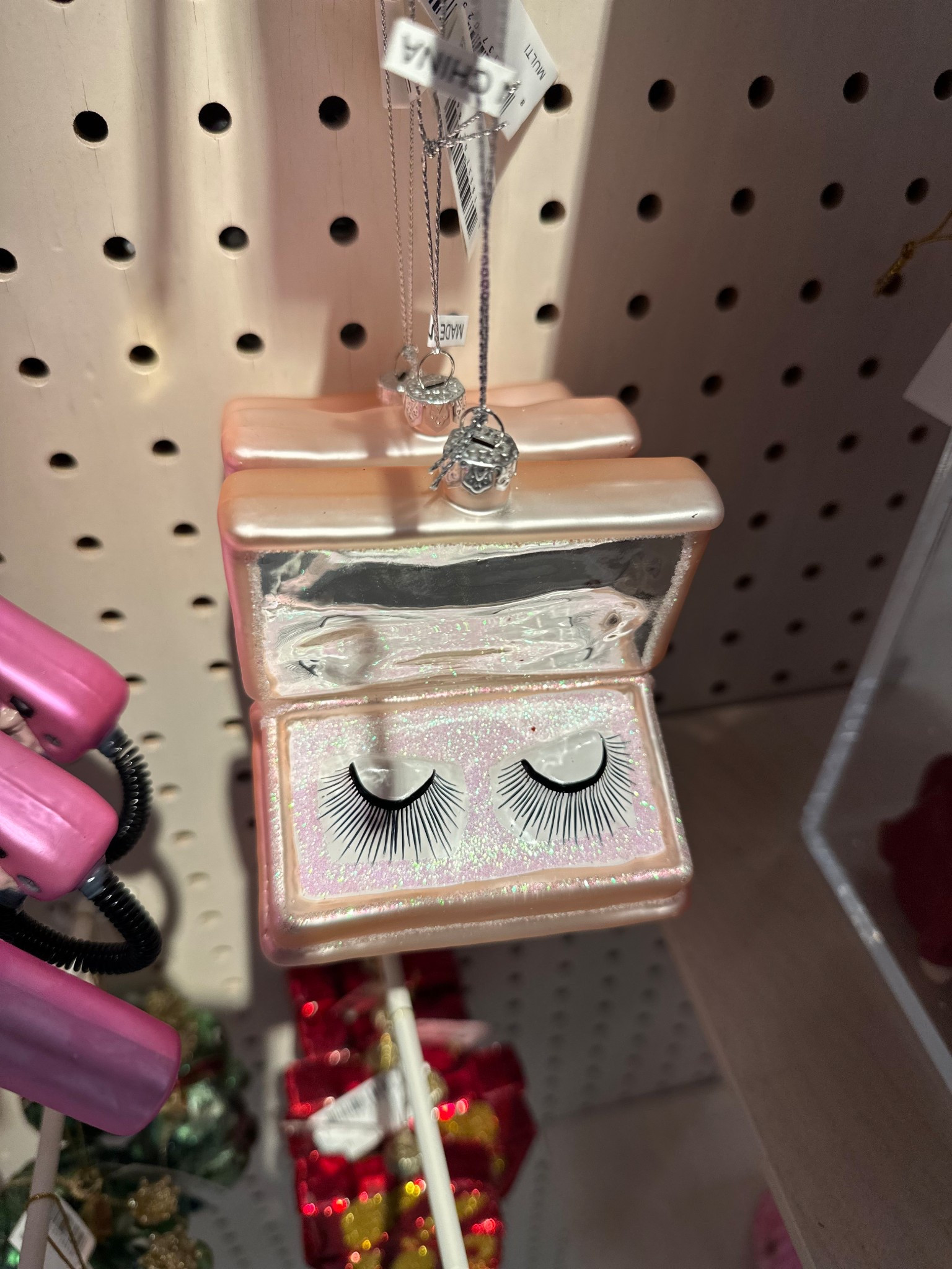Faux eyelash ornament
Gift idea 


#LTKFindsUnder50