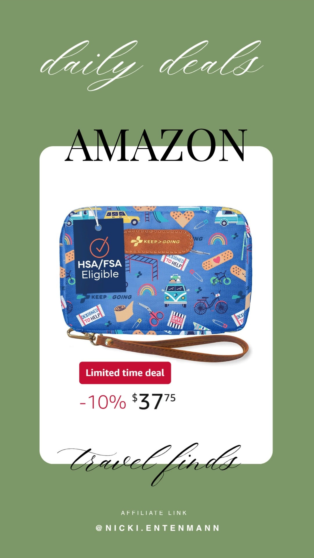Travel first aid kit for kids keeps peace of mind close at hand. Compact, organized, and ready for little adventures, it makes safety simple and cheerful wherever you go 🌟🩹🎒

#firstaidkit #kidshealth #travelessentials #safetykit #familytravel #healthcare #emergencykit #organizedlife #parenting #travelgear 

 #LTKSaleAlert #LTKTravel #LTKKids