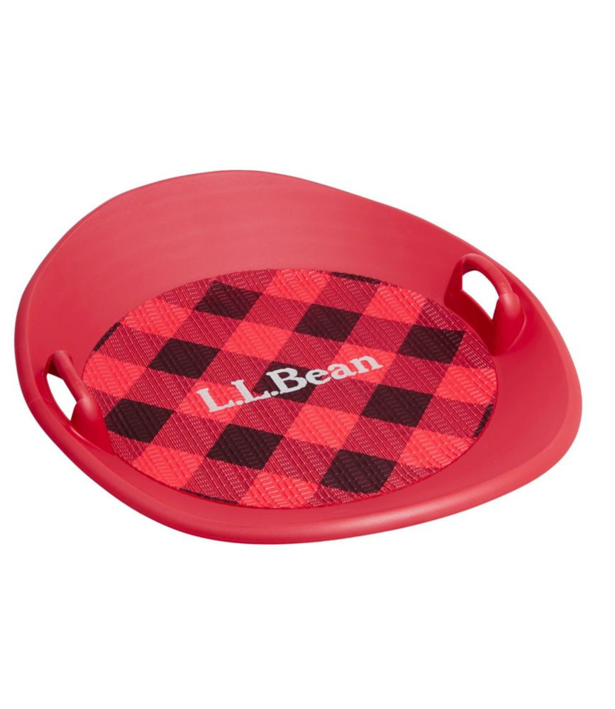 Sonic Snow Saucer DLX Red Buffalo Plaid, Polyethylene L. L.Bean | L.L. Bean