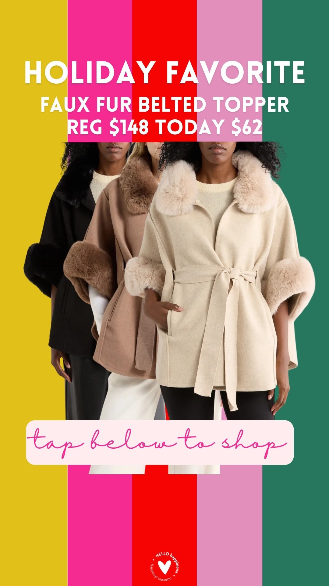 the cutest faux fur jacket !! 

#LTKSaleAlert #LTKFindsUnder100 #LTKHoliday