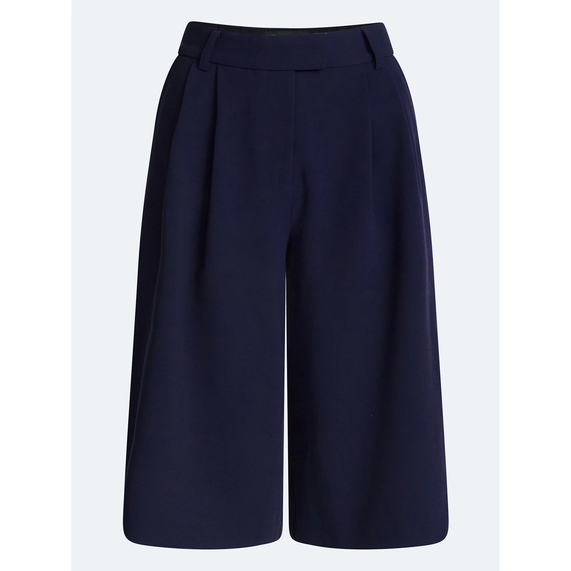 Devil Wears Prada Scoop Collection Women’s High Rise Pleated Culottes, 15" Inseam, Sizes 0-20 | Walmart (US)