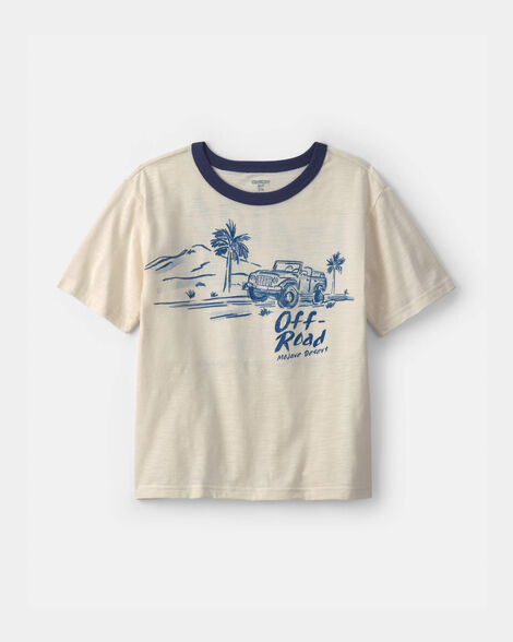 Boys 'Off-Road' Car Graphic Tee - Cream - OshKosh B'gosh | Carter's | Carter's Inc