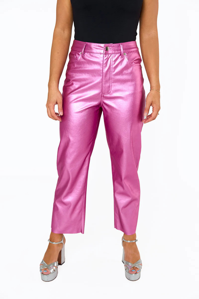 BuddyLove | Shelby Straight Leg Pants | Magenta | BuddyLove
