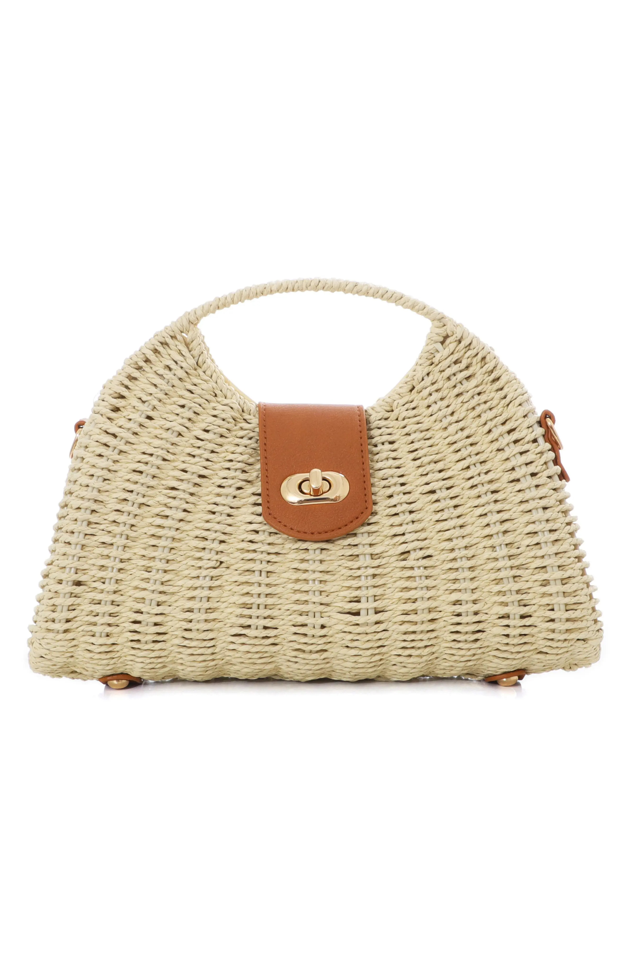 White Straw Picnic Basket Clutch (Women) | Nordstromrack | Nordstrom Rack