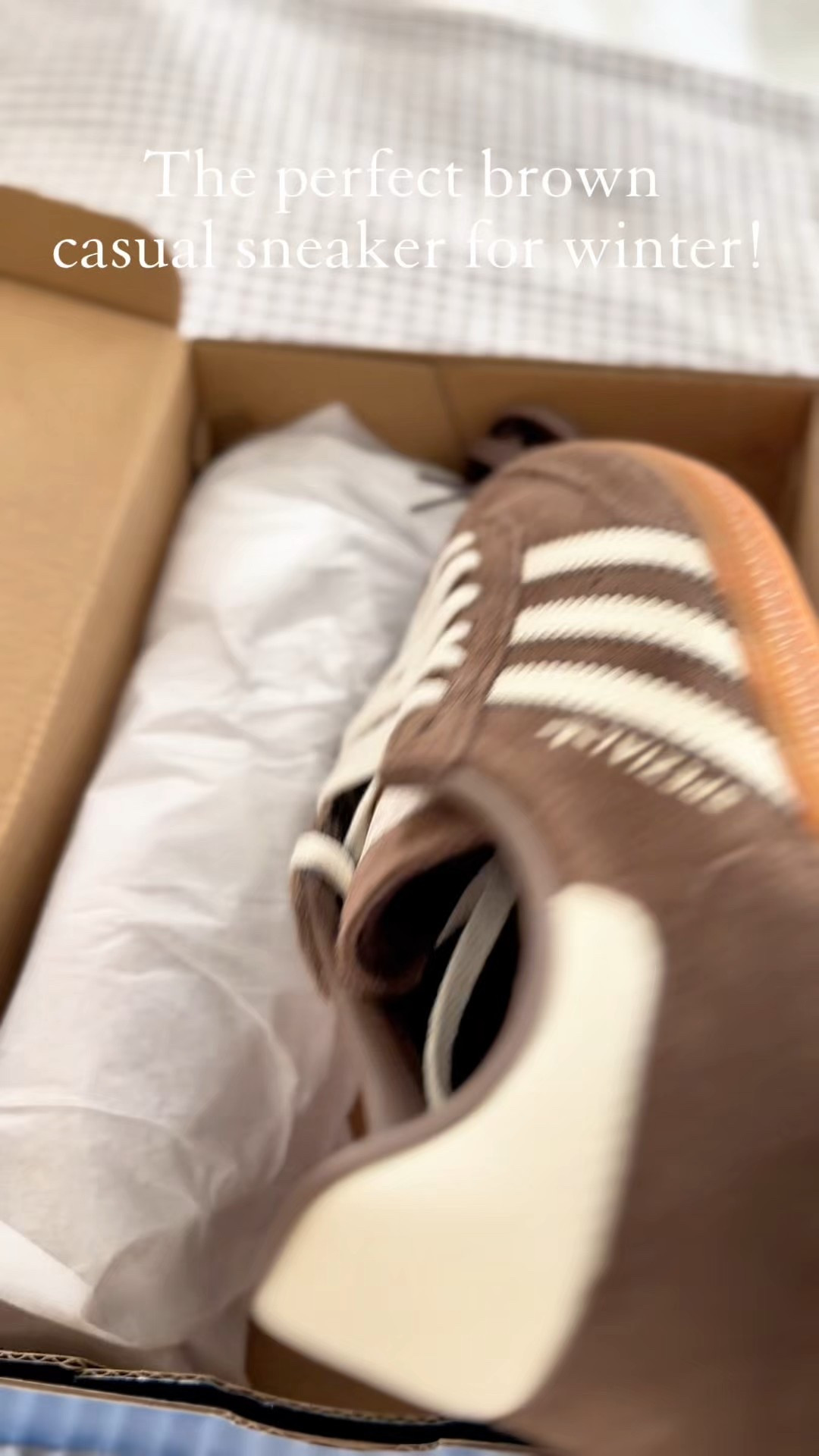 Love these suede looking adidas sneakers in brown! They’re really comfortable and I’m wearing these as a busy mom chasing my toddlers. They fit tts. 

#LTKmomlife #LTKootd