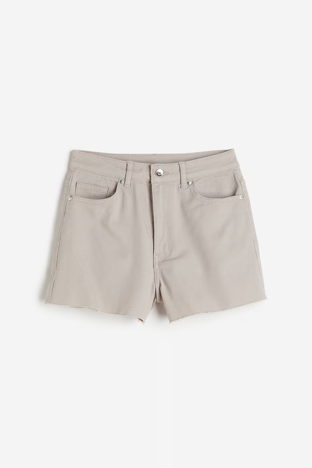 Twill short - High waist | H&M (DE, AT, CH, NL, FI)