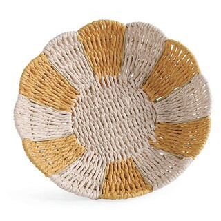 Woven Scalloped Bowl | Grandin Road