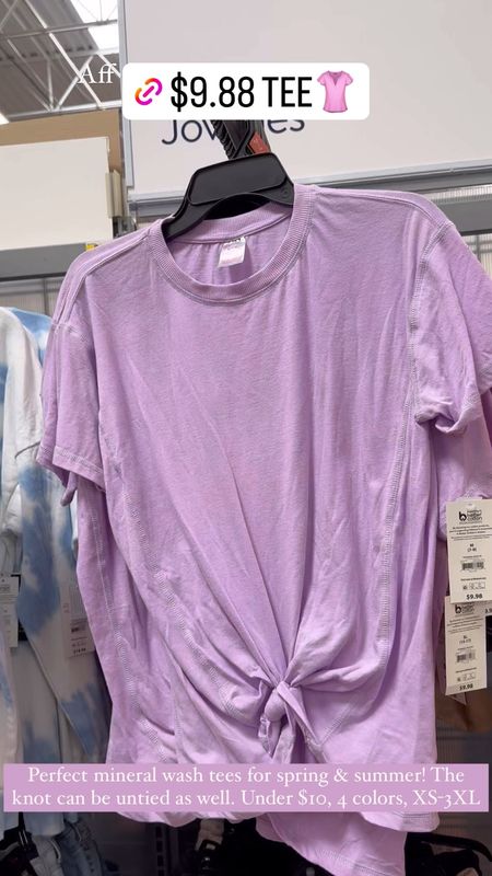 Walmart mineral wash tee under $10! This comes in a few colors, and it's so soft in person! It can be knotted up like it is here or just worn united. The colors are so pretty, and you can't beat the price!
...........
Best tshirt best tee tshirt under $10 tee under $10 aerie dupe aerie tee oversized tee summer outfit summer look summer trends spring outfit spring look spring trends get the look for less urban outfitters dupe classic tee basic tee tshirt under $20 basics mom outfit mom uniform casual look casual outfit capsule wardrobe spring tee summer tee Walmart finds Walmart new arrivals 

#LTKmidsize #LTKfamily #LTKfindsunder50
