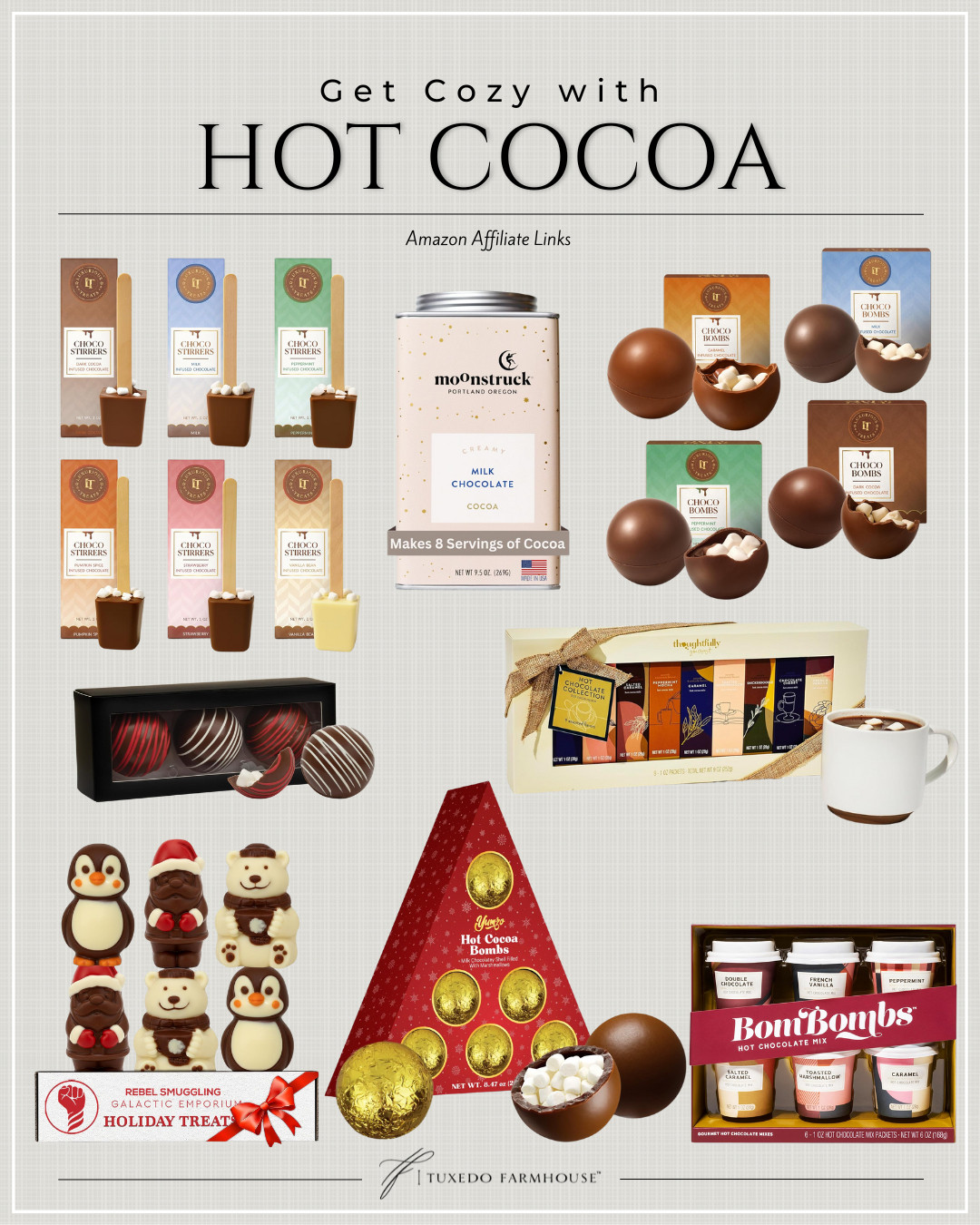 Amazon - Get Cozy with hot Cocoa!

Stock up your cocoa cabinet for you and your guests! Make the most charming stocking stuffer or gift basket addition. You and your loved ones can get cozy with these delicious hot cocoa gifts and treats! Perfect for any chocolate lover. 

 #LTKGiftGuide #LTKHoliday #LTKSeasonal