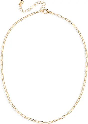 BP. Paper Clip Link Chain Necklace | Nordstrom | Nordstrom