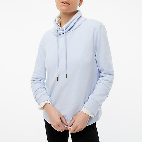Factory: Funnelneck Sweatshirt In Cloudspun Fleece For Women | J.Crew Factory
