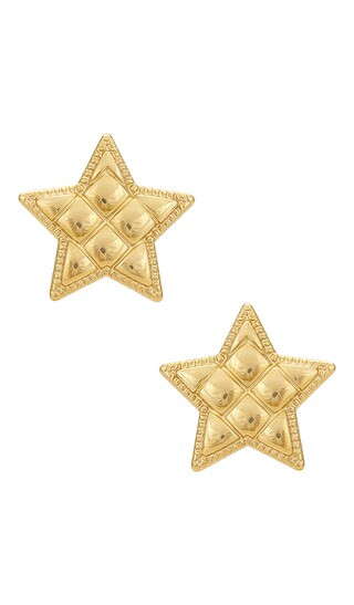 Coco Star Studs in Gold | Revolve Clothing (Global)