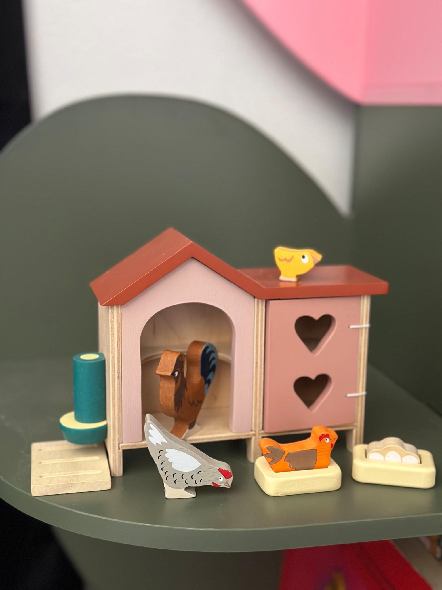 The cutest wooden chicken coop! When it comes to toddler toys, this is something that keeps my daughter busy. 

#LTKHome #LTKBaby