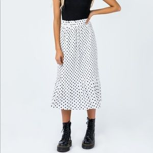 Princess Polly Elan Midi Skirt White BNWT | Poshmark
