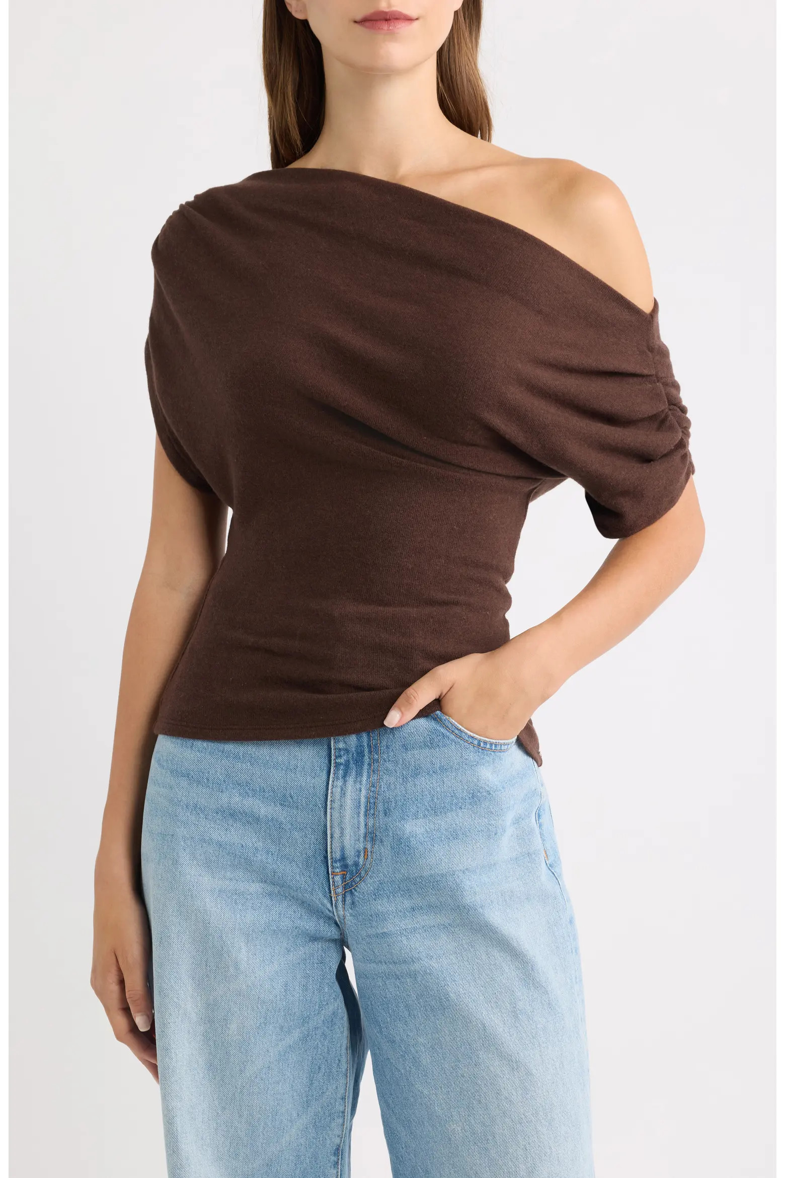 Reformation Iris One-Shoulder Knit Top (Women) | Nordstrom | Nordstrom