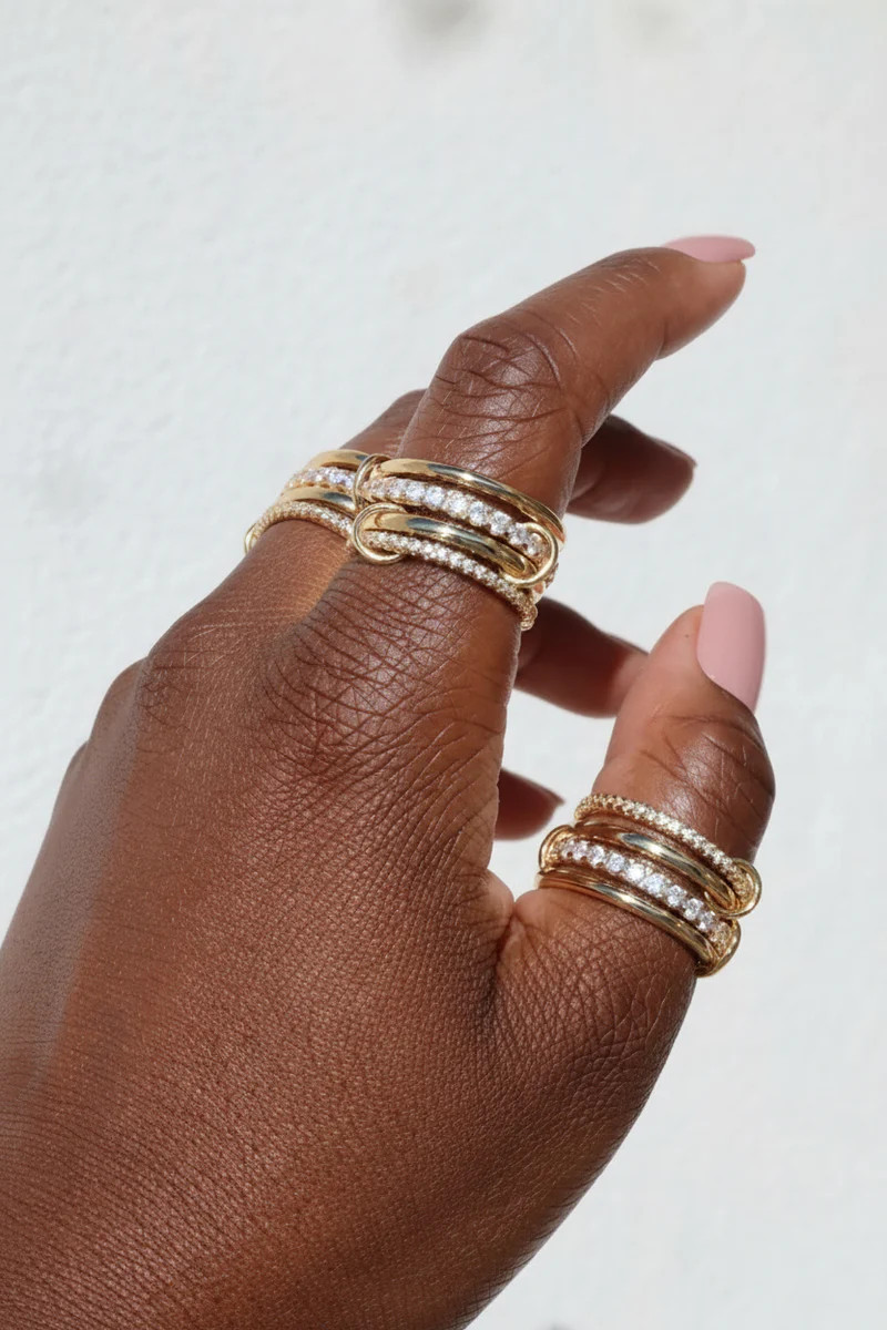 Lux Stackd Ring - Gold | Garnished in Gold