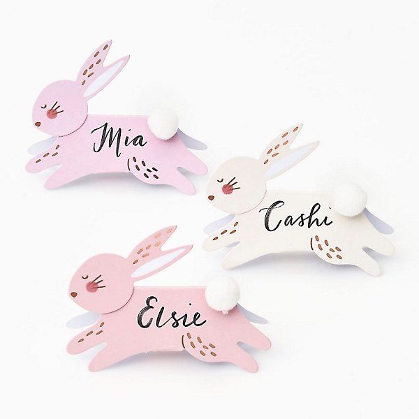 Jumping Bunny Place Cards | Paper Source | Paper Source