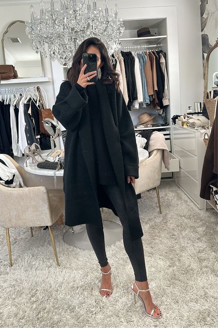 This oversized cardigan has been one of my favorite purchases of Anthropologie! I’m just shy of 5-7” for reference. Wearing the size small faux leather leggings. StylinByAylin 

#LTKstyletip #LTKfindsunder100