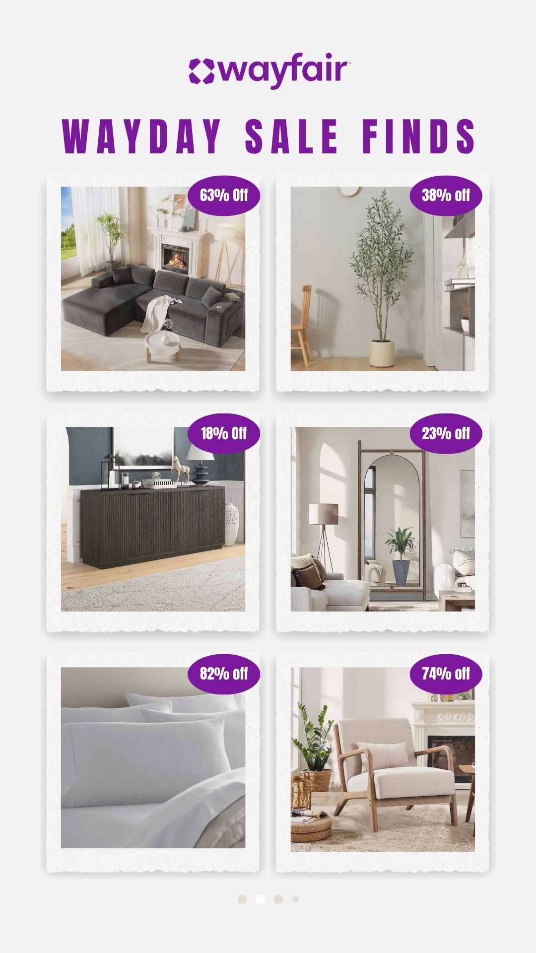 

Way Day is here and these are the deals actually worth adding to cart 👀

From a modern sectional sofa to elevated accent chairs, luxe bedding, statement mirrors, and the easiest faux olive tree for that designer look… these are my top Wayfair finds with up to 80% off. If you’ve been waiting to refresh your space for summer, this is the moment.

I focused on pieces that feel high-end, neutral, and versatile so they work across living room, bedroom, and entryway styling. Think clean lines, warm tones, and that effortless “put together” look without the designer price tag.

#WayDay #WayfairSale #HomeDecorFinds #LivingRoomInspo #NeutralHome #InteriorStyle #LTKHome #HomeRefresh #AffordableLuxury #FurnitureDeals @Wayfair 

#LTKHome