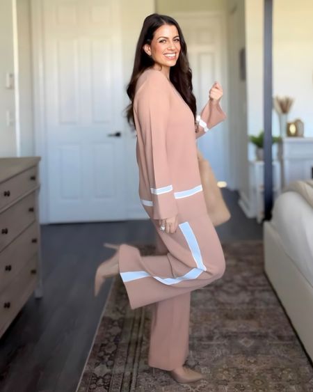Work Outfit, this two piece set is cozy and comfy… perfect for loungewear or throw on heels and wear it to the office!

Runs TTS  

#LTKfindsunder50 #LTKstyletip #LTKworkwear