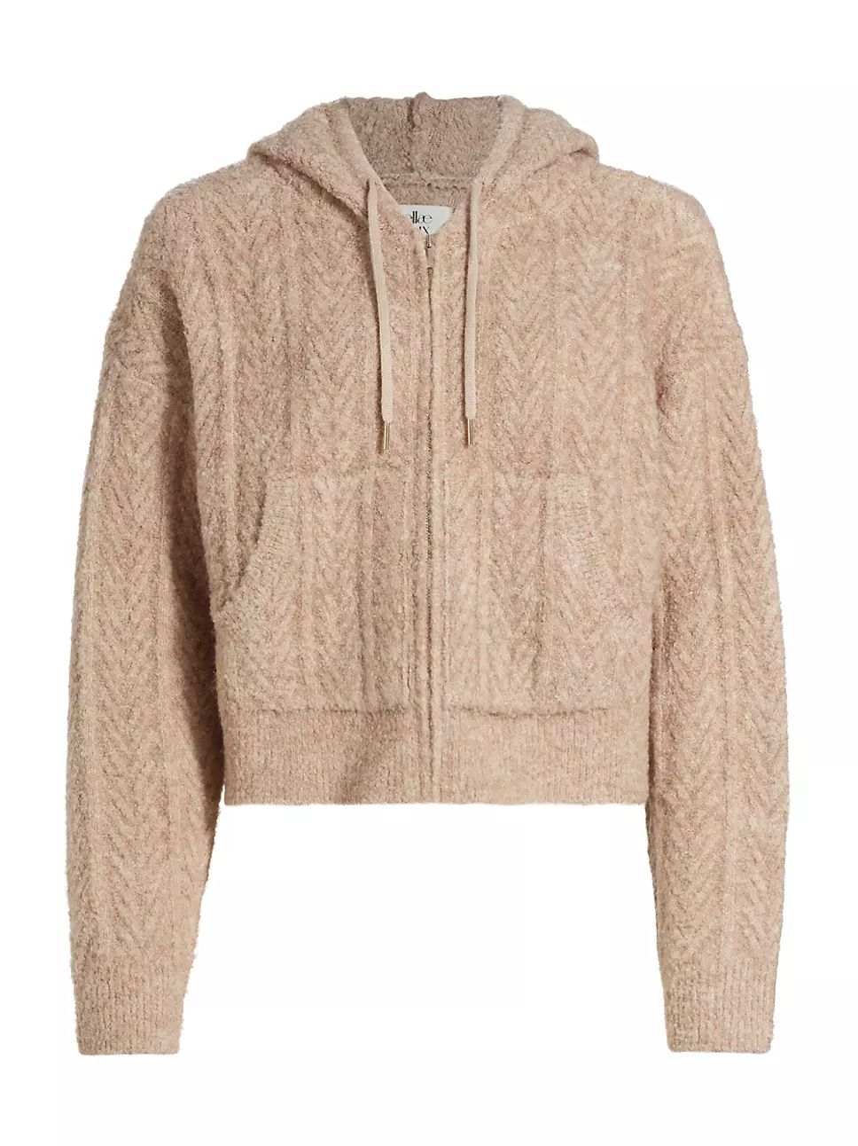 Cable-Knit Zip Hoodie | Saks Fifth Avenue