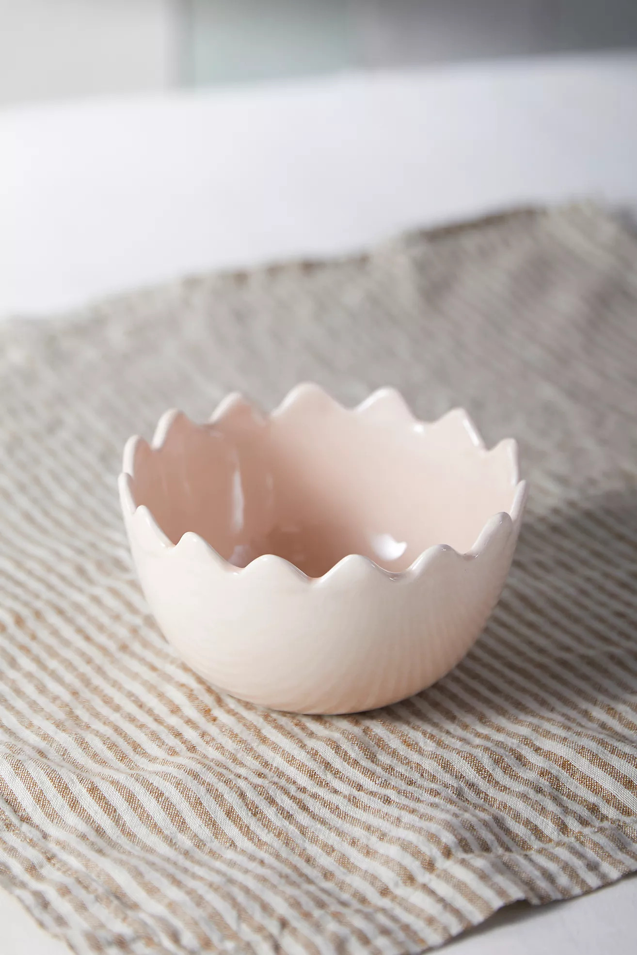 Scalloped Ceramic Bowl, Small | Anthropologie (US)