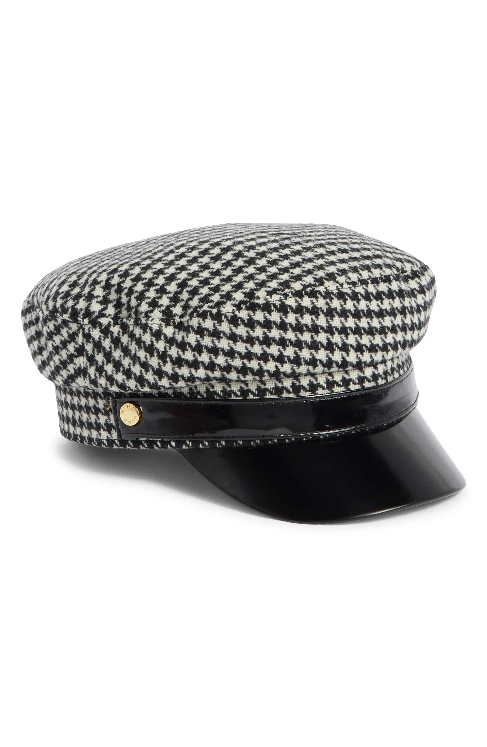 BCBG Houndstooth Skipper Cap | Nordstromrack | Nordstrom Rack