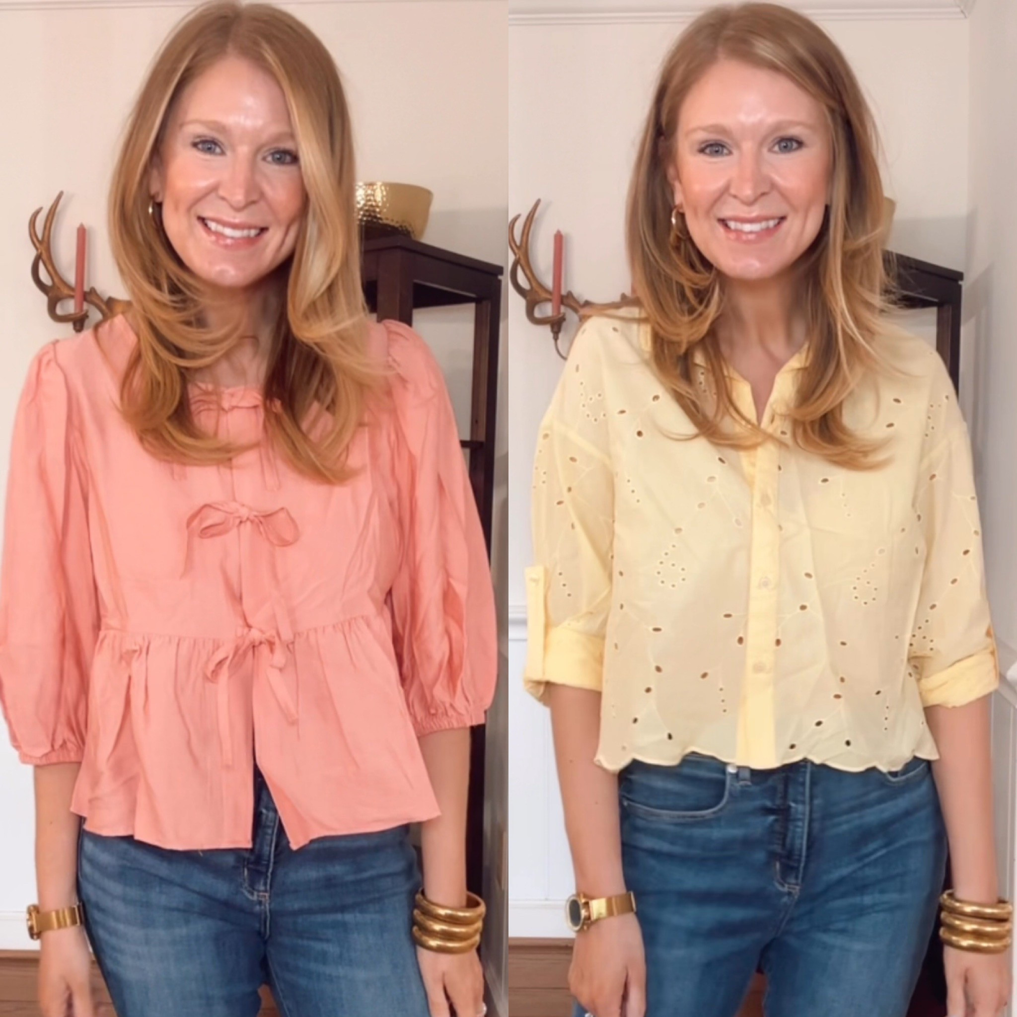 Cannot believe these pieces are from Target!! The sets are so good! The romper was the surprise piece of the try-on! In my normal size M/6 in all. 

Which look is your favorite?! 😍

#target #targetdoesitagain #targetstyle #targetfashion #tryonhaul #springtime 