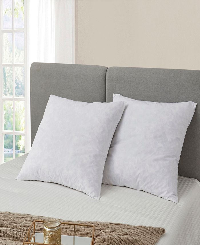 Serta Feather Euro Square Pillow - 2 Pack & Reviews - Pillows - Bed & Bath - Macy's | Macys (US)