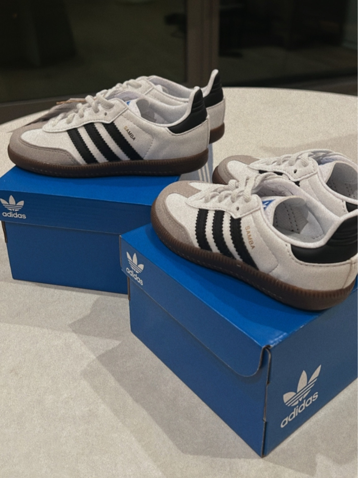 I ordered the cutest shoes for my daughters the other day and they finally came in!  They are the “Samba Vegan Shoes” from Adidas.com in Cloud White for $55 (Infant/Toddler Size) linked on my LTK! My 4-year old was in need of new shoes since her feet grow so fast and she also plays soccer at school so these were perfect! Of course had to get them for my 1-year old too to match ◡̈ 

#adidassamba #adidasshoes #adidas #shoetrends #shoefinds #toddlermom #toddleroutfitsideas #toddlerstyle #toddlerfashion #toddlershoes  

#LTKbaby #LTKshoecrush #LTKkids