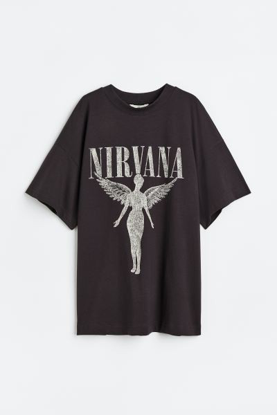 Long Printed T-shirt | H&M (US + CA)
