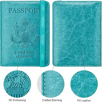 WALNEW RFID Passport Holder Cover Traveling Passport Case | Amazon (US)