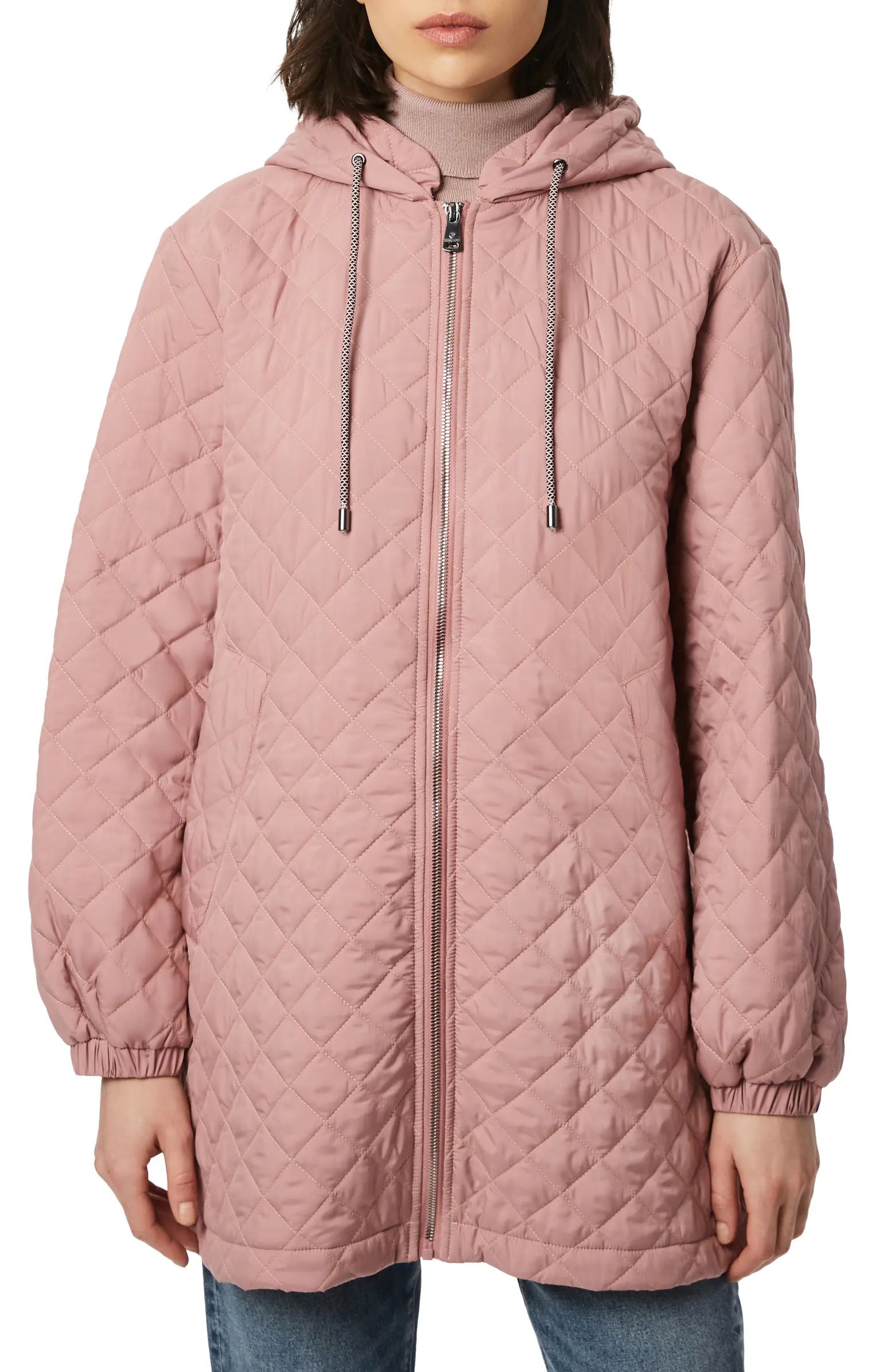 Diamond Quilted Hooded Jacket | Nordstrom