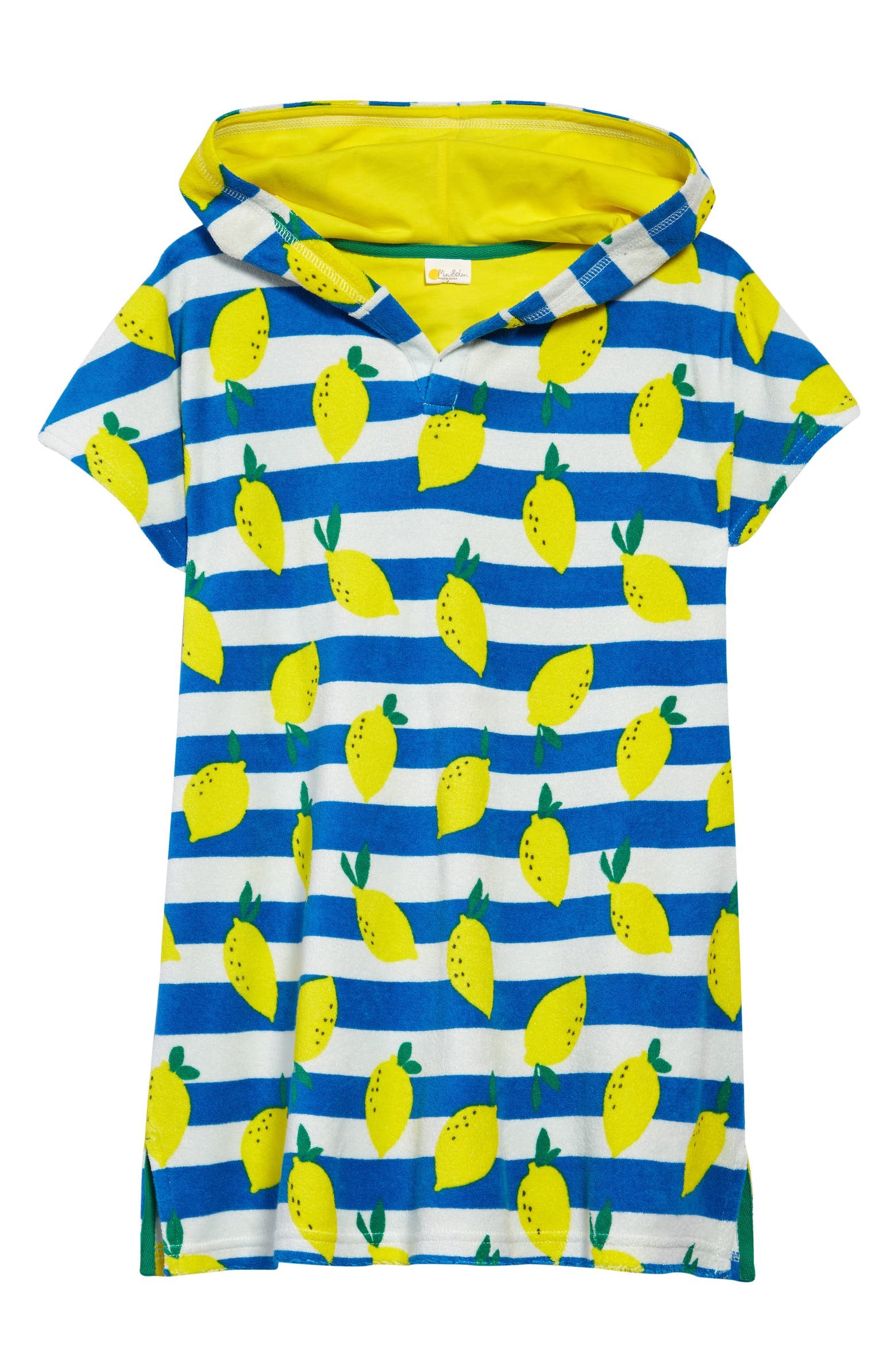 Kids' Citrus & Stripe Toweling Poncho | Nordstrom | Nordstrom